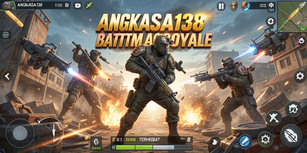 Gameplay seru di ANGKASA138 dengan adegan pertempuran yang intens.