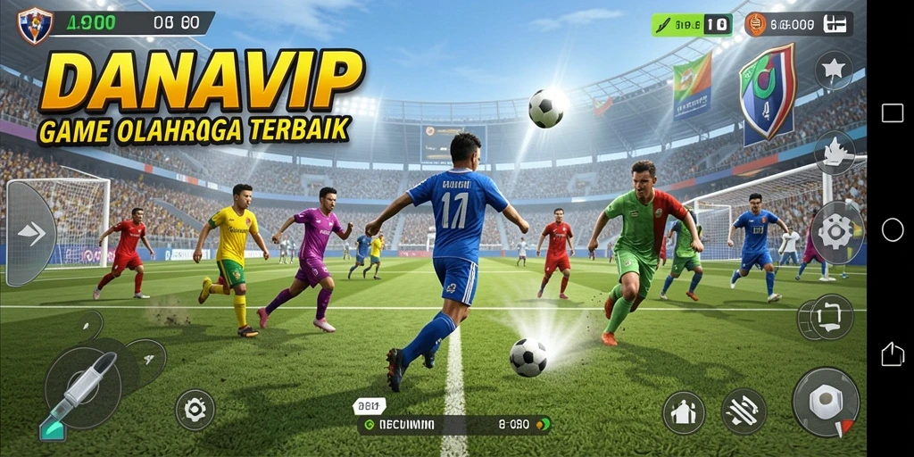 Tampilan gameplay <strong>DANAVIP</strong> yang penuh aksi dan seru.