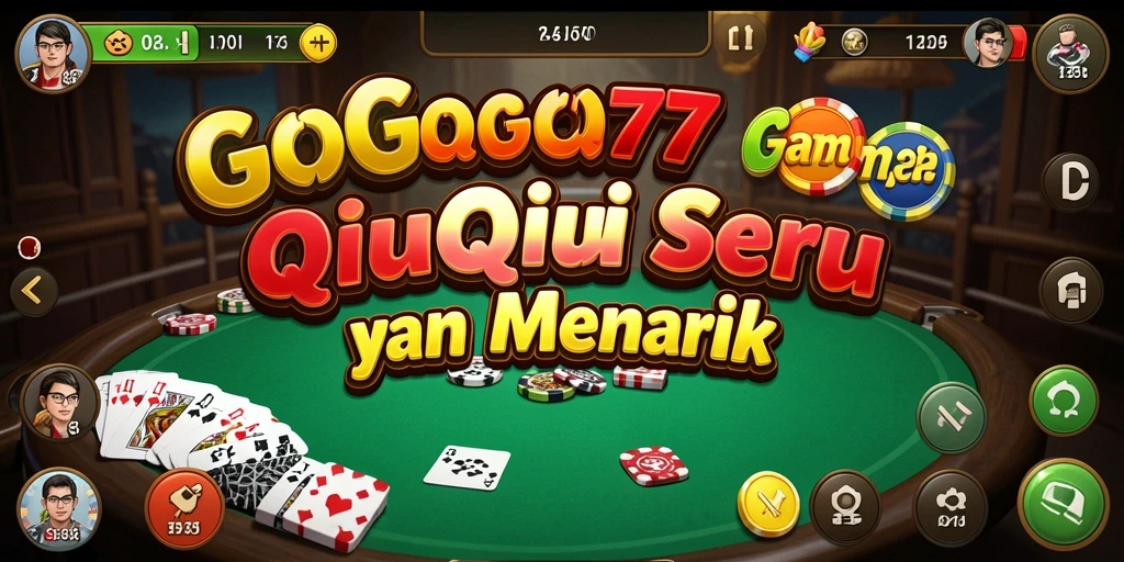 Screenshot gameplay GOGO77 yang menampilkan aksi QiuQiu seru.