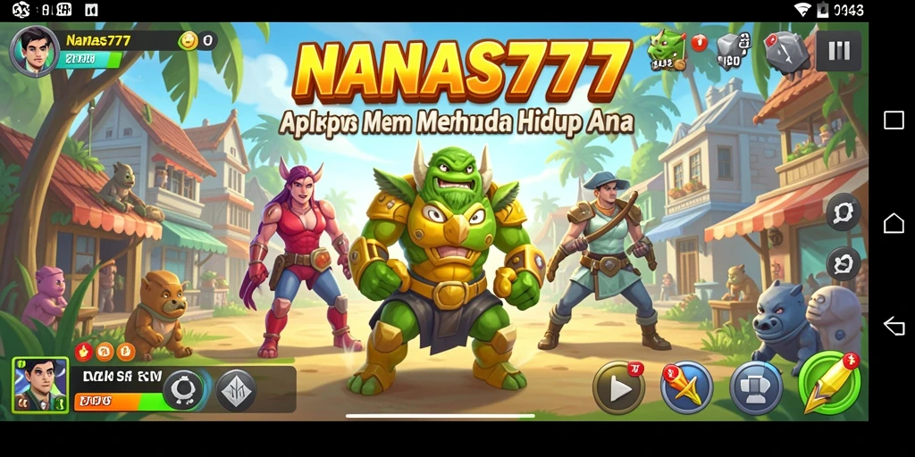 Screenshot NANAS777 menampilkan tampilan antarmuka yang ramah pengguna dan intuitif.