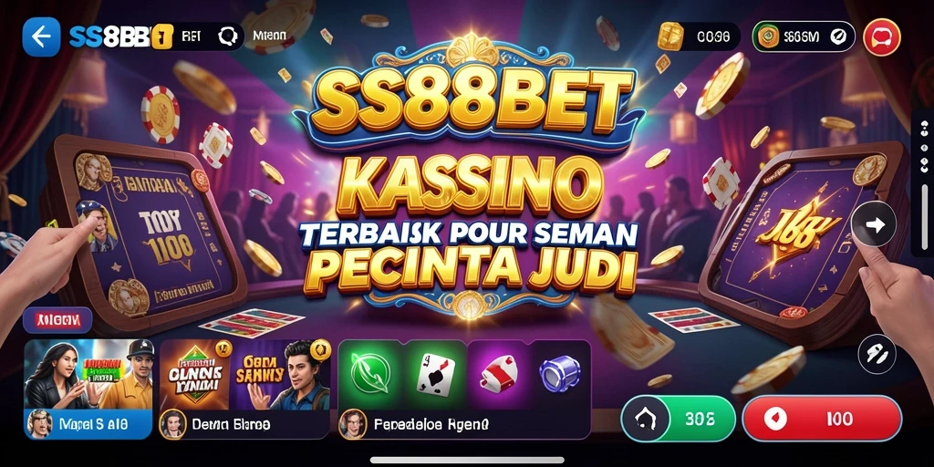 Tampilan antarmuka permainan Kasino SS88BET yang menarik.